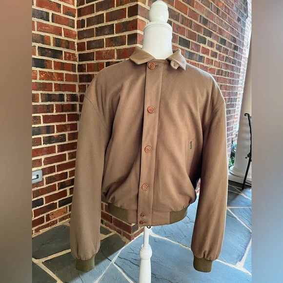 Faconnable Jackets Coats Faconnable Loro Piana Wool Bomber